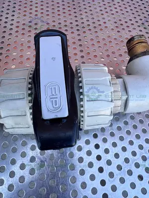 USED DEBEM IB81-P-HTTPV AIR OPERATED DOUBLE DIAPHRAGM PUMP 1" FITTING