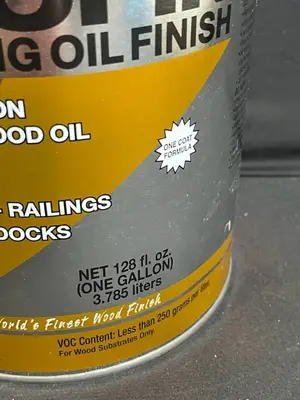 Penofin Penetrating Oil Finish for Hardwood - 128 oz per can; 2 cans (256 oz total) Brazilian Rosewood Oil