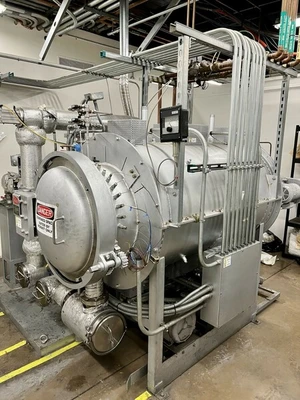 17-21/64" x 17-21/64" x 35-7/16" Tokai Konestsu #D-Wax-Kiln, ceramic degreasing vacuum sintering de-waxing furnace / kiln, 30 kW, 1292°F, panel heater, 2005