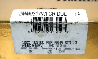 NEW SET TIMKEN 2MM9317WI CR DUL SUPER PRECISION BEARINGS 2MM9317WICRDUL