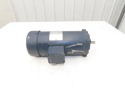 Leeson 108023.00 Permanent Magnet DC Motor 1HP 1750 Rpm 180VDC 5A ZS56C Frame