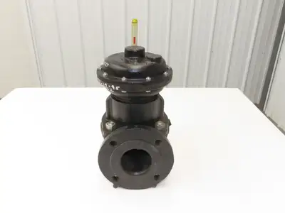 Century Saunders Diaphragm Valve 3" Flanged Air Actuated Rubber Lined DN80