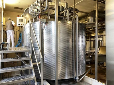 Kalt/GEA Westfalia 24 TPD complete cheese plant.
