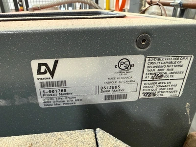 Used 2020 DV SYSTEMS B7.5TD Rotary Screw & Sliding Vane Air Compressors Nevada US | Complete Cutting Solutions #1287516