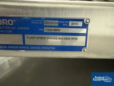 USED Quadro Quadro Ytron Disperser, Model ZC0, S/S