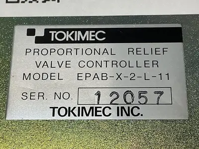 USED TOKIMEC EPAB-X-2-L-11