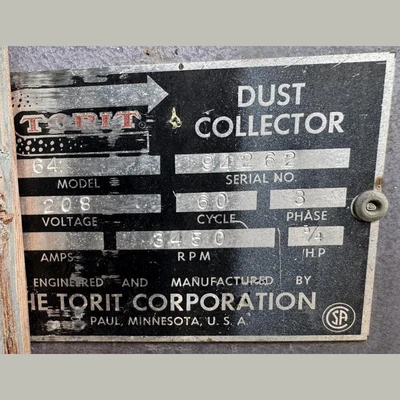 USED TORIT CORPORATION 64