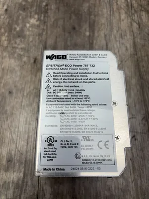 Used WAGO 787-732 Misc Electrical & Power Parts South Carolina US | ESS Industrial Equipment Sales #1306277