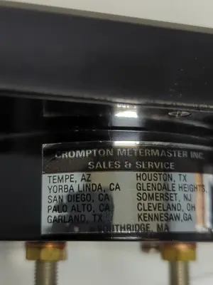 Used CROMPTON 7430619 Meters - Misc Ohio US | Surplus Asset Holdings #1247021