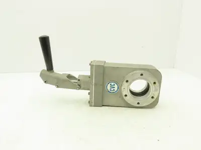 Consolidated Vacuum Corp VCS 2.25" Flanged Knife Manual Gate Valve Metal Seat