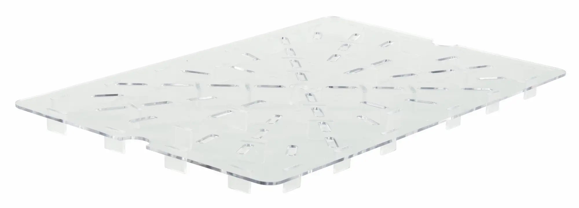 Drain Shelf for PFSF & PFFW series, 13" x 21-1/8", Clear, PC, NSF (12 Each)