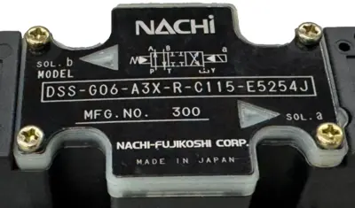 NEW NACHI DSS-G06-A3X-R-C115-E5254J DIRECTIONAL CONTROL VALVE