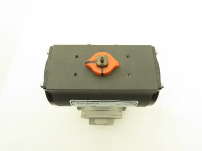 Dixon RP-BA-101-DA Pneumatic Actuated 2" CF8M 3 Way Stainless Ball Valve 800 WOG