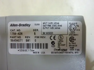 USED ALLEN BRADLEY 1794-ADN SER B