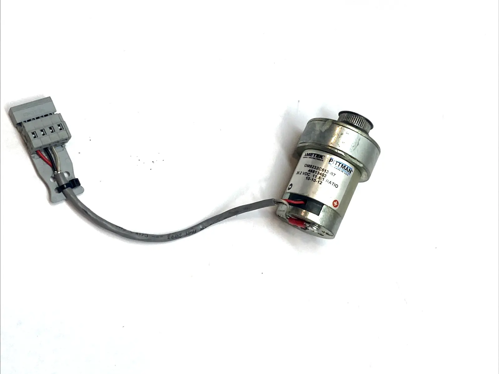 USED AMETEK PITTMAN DC GEARMOTOR 38V 11.5:1 CONVEYOR DRIVE