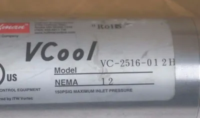 NEW HOFFMAN/ PENTAIR VC2516012 AIR CONDITIONER INCOMPLETE