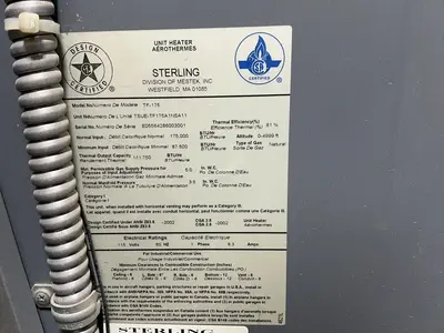 Used STERLING TF175 Miscellaneous MRO Ohio US | HGR 24 #1309195
