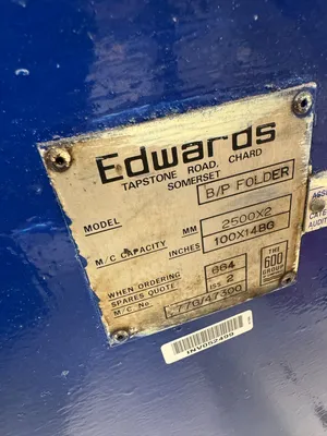 EDWARDS 600 Folder Apron Fabrication & Sheet Metal | Bowland Trading Ltd (2)
