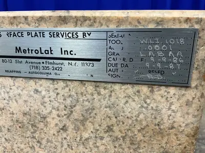 Used STARRETT _UNKNOWN_ Granite Surface Plates Ohio US | HGR 24 #1545383