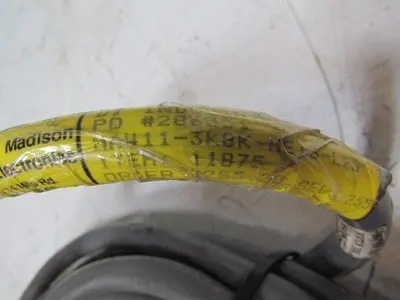 Madison Electric MA411-3K8K-ME16-L 25' Double Ended Cable Assembly 11 Pin