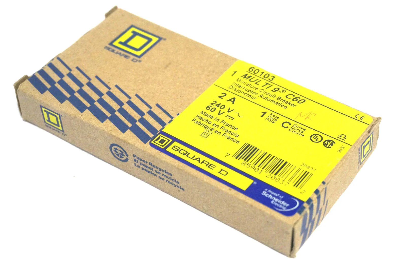 NEW SQUARE D 60103 CIRCUIT BREAKER MULTI 9 C60