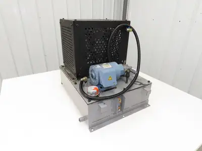 Nippon TOP-13MA Trochoid Spindle Oil Cooler Unit Pump 7 Gal Tank 220V Motor