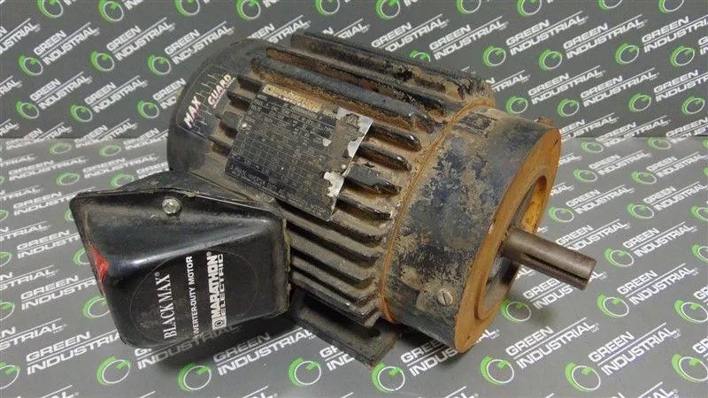 2 HP Marathon Electric Motor 145TCZ Frame 230/460V 1750/3525 RPM Used