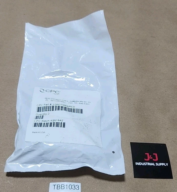 New | in-Stock CPC LQ6D10006RED Electrical Fittings Indiana US | J&J Industrial Supply #1074646