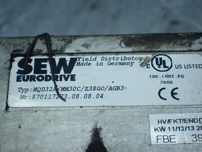 USED SEW EURODRIVE MQD32A/MM30C/Z38G0/AGB3