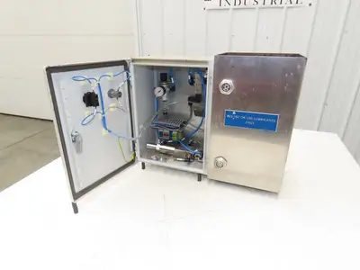 Castool C1L-AL-LD-BR-B Automatic Lubricator CNC Oil Pump 24VDC 15CC With Tank