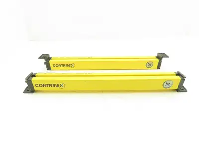 Contrinex Light Curtain Sender Receiver Set 14mm Res. 3.5M Range 49 Beam 400mm