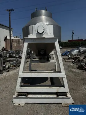 USED Gemco 40 Cu Ft Gemco Double Cone Blender, S/S