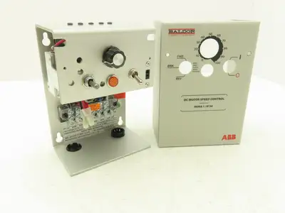 Baldor ABB BC140-FBR DC Motor Speed Control Drive 115/230V Input  8 ADC Output