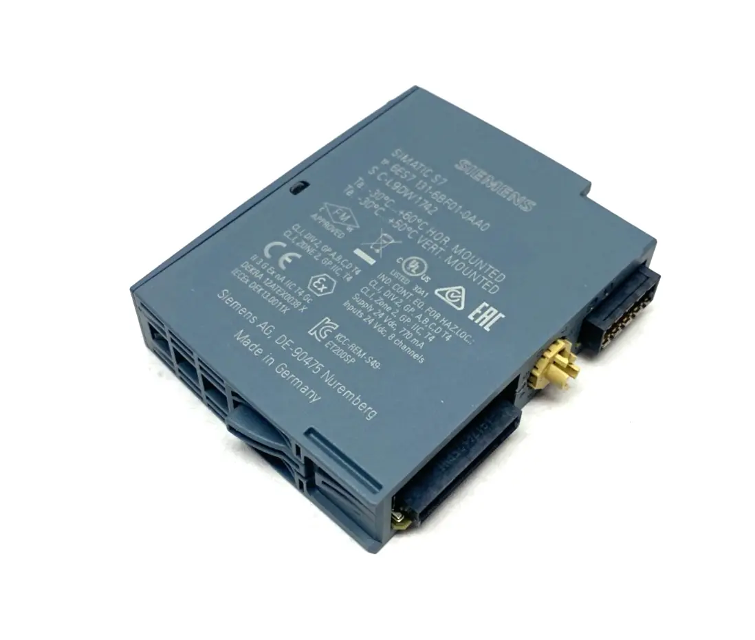 USED SIEMENS SIMATIC ET 200SP DIGITAL INPUT MODULE DI 8X 24V DC