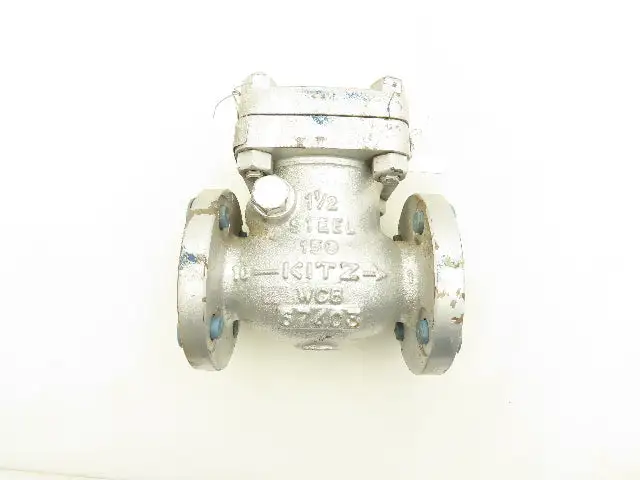Kitz FIG.150SCOS Swing Check Valve Flanged 1-1/2"150 Class HF Seat CR13 Disk WCB