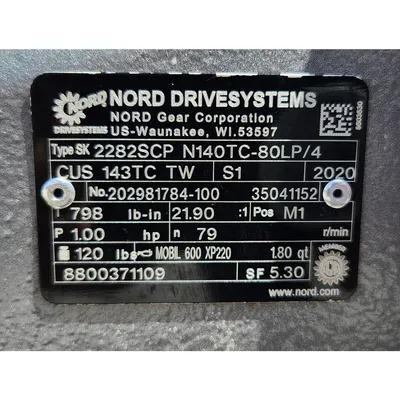Used 6" Dia. X 46' L Conveyors Inc Stainless Steel Distribution Screw Conveyor