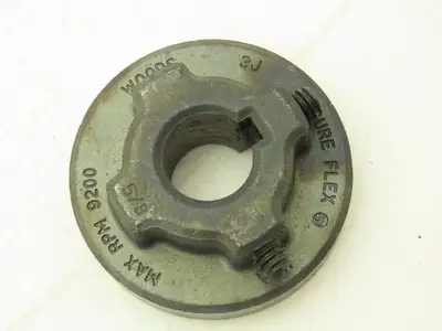 TB Woods 3JX5/8 Sure Flex Coupling Flange 5/8" Bore x 2" OD x .8" LTB Lot of 6