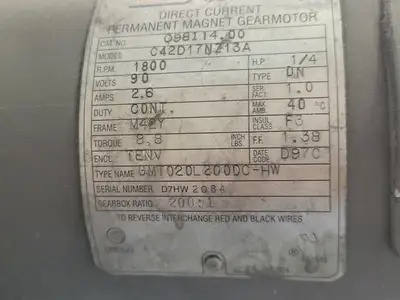 USED TURBO CONVEYOR 6475-8533