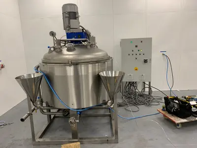 550L Normit S/S Jacketed Vacuum Homogeniser Cream & Paste Mixer VMG 650