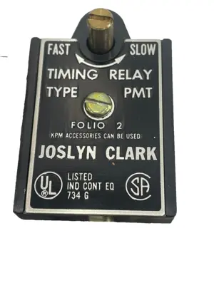 NEW JOSLYN CLARK CONTROLS 714UP-240 PNEUMATIC TIMING RELAY 714UP240