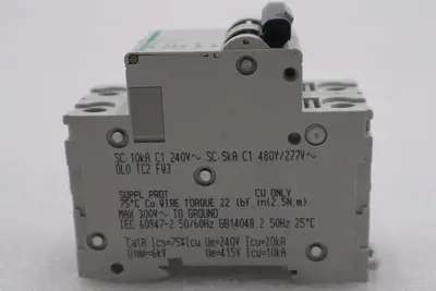 SCHNEIDER ELECTRIC 591942 CIRCUIT BREAKER 2 POLE 240VAC STOCK #K-2327