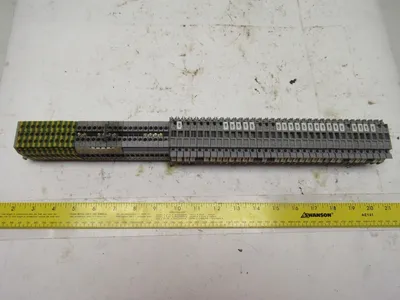 Entrelec 6.3 A MAX. (34) Fuse Holder (15) Terminal Block  (11) Ground Lot of 60