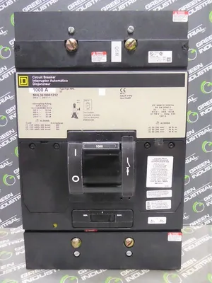 Square D MHL3610001212 Circuit Breaker 600VAC 250 VDC 1000A S2 Used