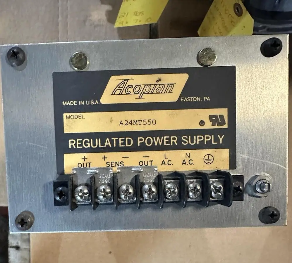Used ACOPIAN A24MT550 Miscellaneous Equipment (Electrical & Power) Ohio US | Surplus Asset Holdings #1236112