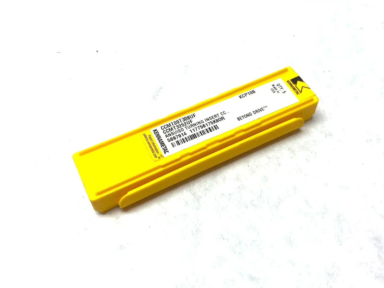 NEW KENNAMETAL SCREW-ON CCMT-UF INSERTS CCMT09T308UF