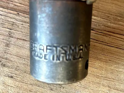 Vintage Craftsman 1/2" Drive Impact 7/8”Socket EE 18750 USA