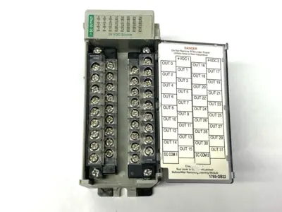 USED ALLEN-BRADLEY SER. A REV. 1 COMPACT I/O SOURCING OUTPUT MODULE 32PT