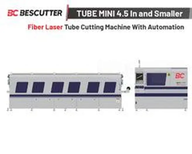 2026 Bescutter TUBE Ninja 4 In and Smaller | Fiber Laser Tube Cutting Machine With Automation