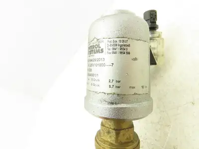 Schubert & Salzer 7010/025V101000-7 Bronze 1" Angle Seat Solenoid Valve 24VDC