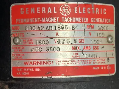 New | in-Stock GENERAL ELECTRIC 5BC42AB1865B Industrial Controls | Surplus Asset Holdings #1221187